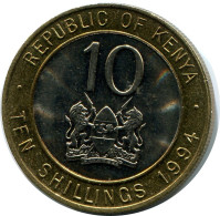 10 SHILLINGS 1994 KENYA Coin #AZ199.U.A - Kenia