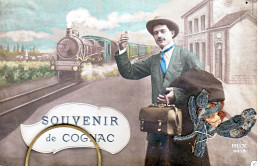 16 Souvenir De COGNAC Avec Train - Cognac