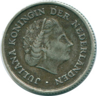 1/10 GULDEN 1963 NIEDERLÄNDISCHE ANTILLEN SILBER Koloniale Münze #NL12611.3.D.A - Niederländische Antillen