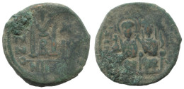 FLAVIUS JUSTINUS II FOLLIS Antike BYZANTINISCHE Münze  14.5g/31mm #AA501.19.D.A - Byzantinische Münzen