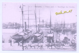 {94236} 13 Bouches Du Rhône Marseille , Vieux Port , Mouillage Des Yachts ; Reproduction , La Belle Epoque ; Animée - Alter Hafen (Vieux Port), Saint-Victor, Le Panier