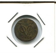 1751 HOLLAND VOC DUIT NETHERLANDS INDIES NEW YORK COLONIAL PENNY #VOC2700.7.U.A - Indes Néerlandaises