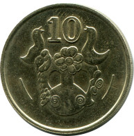 10 CENTS 1988 ZYPERN CYPRUS Münze #AP295.D.A - Zypern