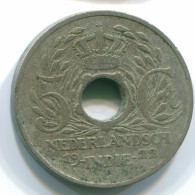 5 CENTS 1922 NIEDERLANDE OSTINDIEN INDONESISCH Nickel Koloniale Münze #S10556.D.A - Indes Néerlandaises