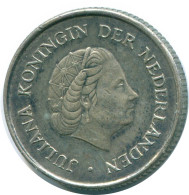 1/4 GULDEN 1967 NIEDERLÄNDISCHE ANTILLEN SILBER Koloniale Münze #NL11586.4.D.A - Nederlandse Antillen