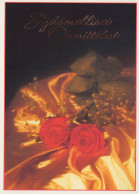 FLOWERS Vintage Postcard CPSM #PAS139.A - Fleurs