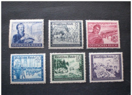 ALLEMAGNE DEUTSCHLAND GERMANIA GERMANY REICH III 1944 Charity Stamps MNH - Ungebraucht