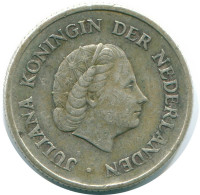 1/4 GULDEN 1967 NETHERLANDS ANTILLES SILVER Colonial Coin #NL11597.4.U.A - Nederlandse Antillen