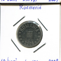 10 BANI 2008 RUMÄNIEN ROMANIA Münze #AP643.2.D.A - Rumania