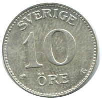 10 ORE 1928 SUÈDE SWEDEN ARGENT Pièce #AD051.2.F.A - Schweden