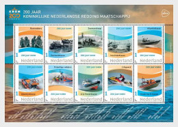 The Netherlands / Nederland - Postfris / MNH - Sheet 200 Years KNRM 2024 - Ongebruikt