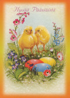 EASTER CHICKEN EGG Vintage Postcard CPSM #PBO716.A - Pasqua