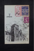 FRANCE - Carte Postale Du Meeting Aérien De Joigny En 1932 Avec Vignette Non Dentelé  - L 152578 - 1927-1959 Covers & Documents