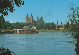 SPEYER, BLICK UBER DEN RHEIN, BATEAU COULEUR REF 16666 - Speyer