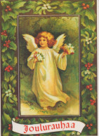ANGELO Buon Anno Natale Vintage Cartolina CPSM #PAJ006.A - Engelen