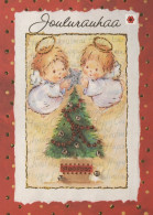 ENGEL WEIHNACHTSFERIEN Feiern & Feste Vintage Ansichtskarte Postkarte CPSM #PAH945.A - Anges