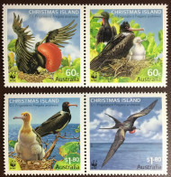 Christmas Island 2010 WWF Frigatebird Birds MNH - Otros & Sin Clasificación