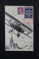 FRANCE - Carte Postale Du Meeting Aérien De Joigny En 1932 Avec Vignette Non Dentelé  - L 152579 - 1927-1959 Lettres & Documents