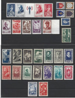 TIMBRES FRANCE ANNEE COMPLETE 1943 NEUF** MNH - 1940-1949