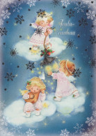 ANGEL CHRISTMAS Holidays Vintage Postcard CPSM #PAH179.A - Anges