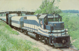 TREN TRANSPORTE Ferroviario Vintage Tarjeta Postal CPSMF #PAA613.A - Trenes