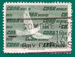 Cuba. 1960. Scott # C205. Pajaros. Paloma - Usados