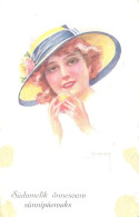 Usabal:Glamour Lady With Peach, ERKAL Nr 372/5, Pre 1924 - Usabal