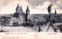 AMSTERDAM - Panorama Gezan Van Af Centraal Station - Amsterdam