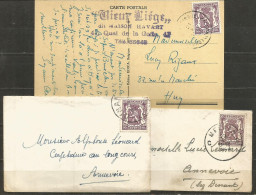 SOLDES - COB 714 Oblitéré Sur 3 Lettres Et Cartes - Storia Postale