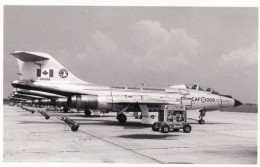 Photo Originale - Aviation - Militaria - Avion McDonnell CF-101 Voodoo - FORCES ARMEES CANADIENNES - Aviación