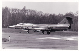 Photo Originale - Aviation - Militaria - Avion Lockheed F-104 Starfighter - Luftwaffe - Aviación