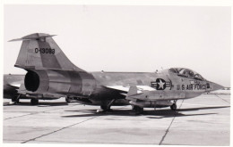 Photo Originale - Aviation - Militaria - Avion Lockheed F-104 Starfighter - US AIR FORCE - Luftfahrt