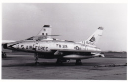 Photo Originale - Aviation - Militaria - Avion North American F-100 Super Sabre - US AIR FORCE - Luftfahrt