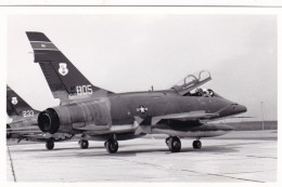 Photo Originale - Aviation - Militaria - Avion North American F-100 Super Sabre - Luchtvaart