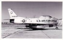 Photo Originale - Aviation - Militaria - Avion North American F-86 Sabre - US AIR FORCE - Luchtvaart
