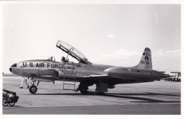 Photo Originale - Aviation - Militaria - Avion Lockheed T-33 Shooting Star - US AIR FORCE - Aviation