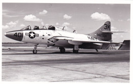 Photo Originale - Aviation - Militaria - Avion  Grumman F 9 Cougar - Luchtvaart