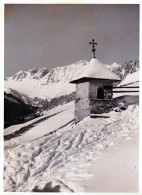 Photo Originale - Religion - Oratoire Sous La Neige  - Lugares