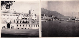 Photo Originale - Année 1928 - MONACO - Lot 2 Photos - Plaatsen