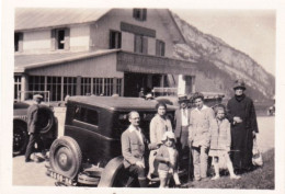 Photo Originale - Année 1928 - En Haut Du Col Des Aravis ( Haute Savoie )  Avec La Renault NN - Plaatsen