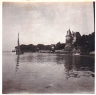  Photo Originale - Année 1924 - PORNIC ( Loire Atlantique )  Le Chateau - Places