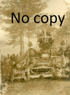 PHOTO ALLEMANDE - MONUMENT DE LA BATTERIE EFFING A AILLES PRES DE CHERMIZY - CRAONNE AISNE - GUERRE 1914 - 1918 - War, Military