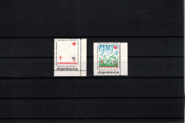 Yugoslavia 1986 Charity Stamp/Zuschlagmarke Michel 119 A  Missing Cyanblue+Bluegreen Colour Postfrisch / MNH - Wohlfahrtsmarken