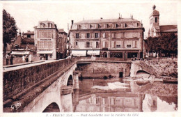 46 - Lot - FIGEAC - Pont Gambetta Sur La Riviere Cété - Pharmacie - Figeac