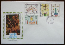 International Year Of The Child    New Hebrids  -  Nouvelles Hybrides    FDC    Mi   549-52    Yv   567-70     1979 - UNO