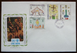 International Year Of The Child    New Hebrids  -  Nouvelles Hybrides    FDC    Mi   549-52    Yv   567-70     1979 - VN