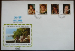 International Year Of The Child    Niue    FDC    Mi  238-41    Yv   228-31     1979 - Niue