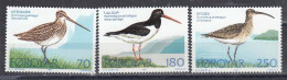 Faroe Islands 1977 - Birds, Mi-Nr. 28/30, MNH** - Faeroër