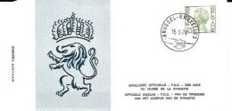 België, Brief FDC, - Oblitérés