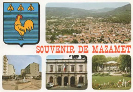 SOUVENIR DE MAZAMET, MULTIVUE COULEUR REF 16669 - Saluti Da.../ Gruss Aus...